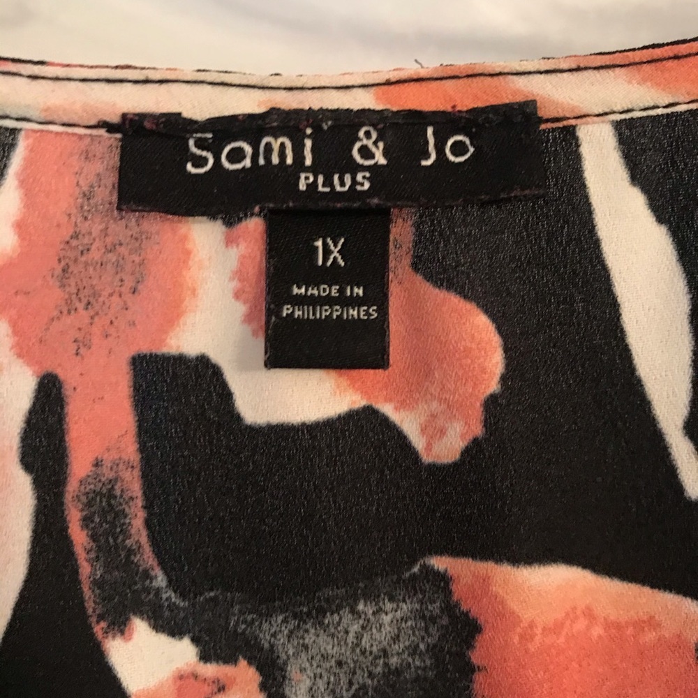 Sami & Jo women blouse, size 1X - Picture 6 of 9